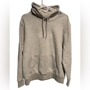 Hurley Gray‎ Hoodie Sweatshirt Relaxed Fit